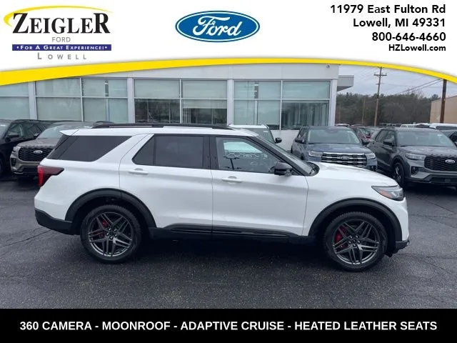 White 2025 Ford Explorer ST for sale in Lowell, MI