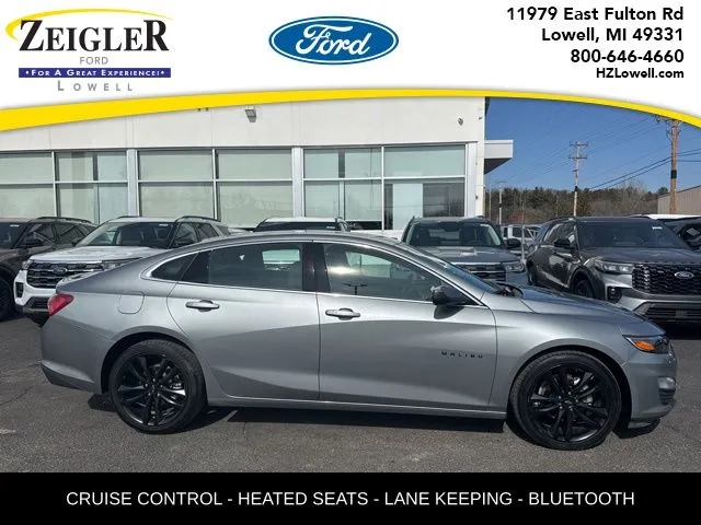 Gray 2024 Chevrolet Malibu LT for sale in Lowell, MI