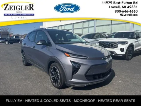 Photos of 2022 Chevrolet Bolt EUV Premier for sale in Lowell, MI at Zeigler Ford of Lowell