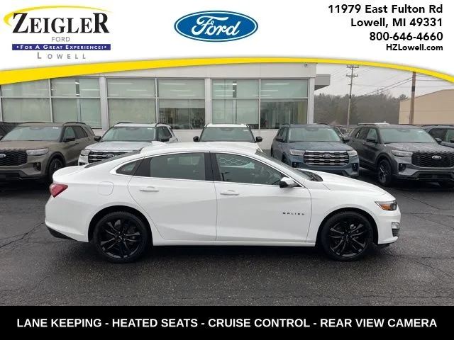 White 2024 Chevrolet Malibu LT for sale in Lowell, MI