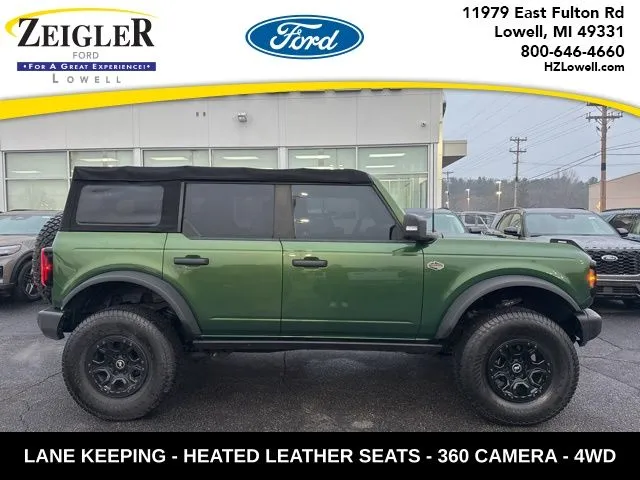 Green 2023 Ford Bronco Wildtrak for sale in Lowell, MI