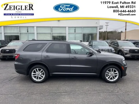 Gray 2024 Dodge Durango GT Plus for sale in Lowell, MI