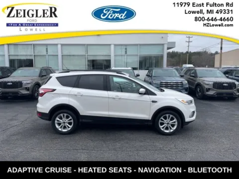 White 2018 Ford Escape SEL for sale in Lowell, MI
