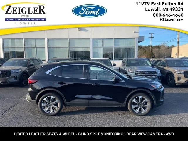 Black 2025 Ford Escape Platinum for sale in Lowell, MI