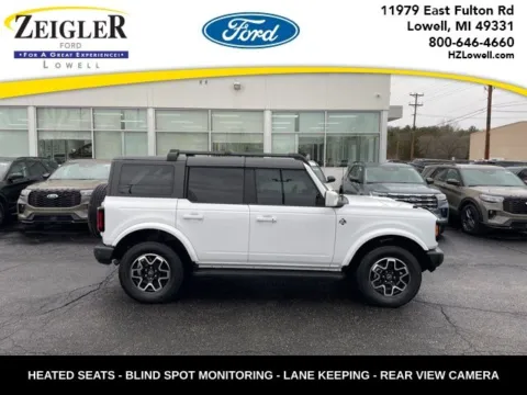 White 2023 Ford Bronco Outer Banks for sale in Lowell, MI
