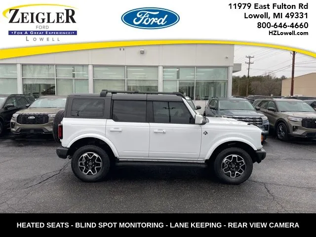 White 2023 Ford Bronco Outer Banks for sale in Lowell, MI