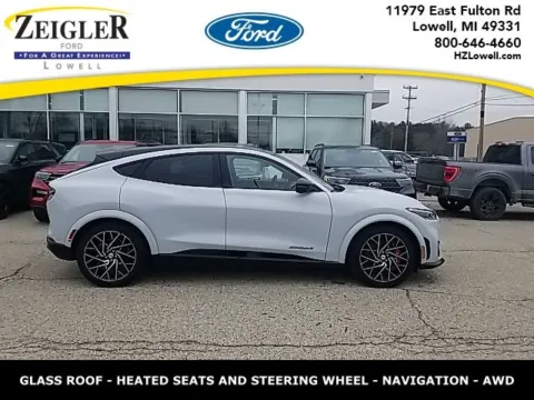 White 2023 Ford Mustang Mach-E GT for sale in Lowell, MI