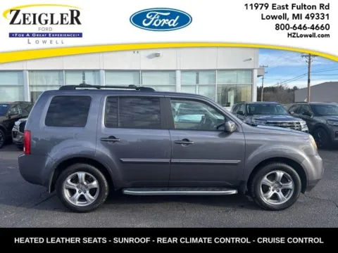 Silver 2015 Honda Pilot EX-L for sale in Lowell, MI