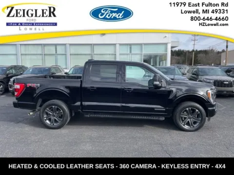 Black 2023 Ford F-150 Lariat for sale in Lowell, MI