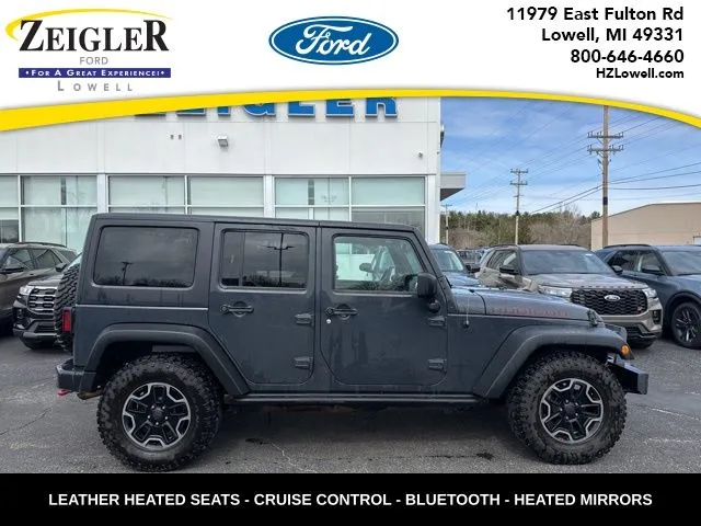 Gray 2017 Jeep Wrangler Unlimited Rubicon for sale in Lowell, MI