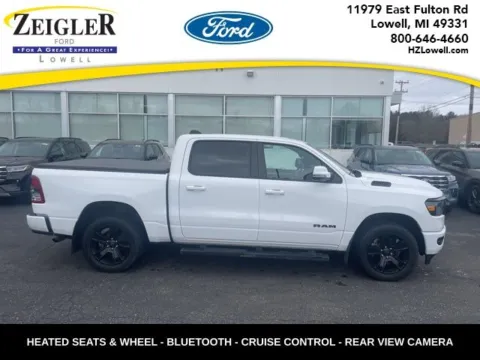 White 2020 Ram 1500 Big Horn/Lone Star for sale in Lowell, MI