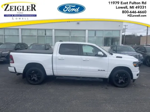 White 2020 Ram 1500 Big Horn/Lone Star for sale in Lowell, MI