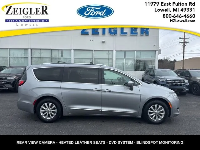 Silver 2018 Chrysler Pacifica Touring L Plus for sale in Lowell, MI
