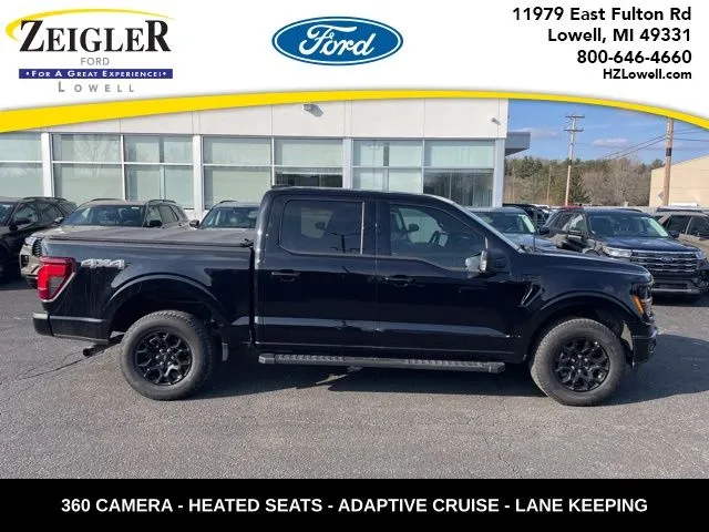 Black 2024 Ford F-150 XLT for sale in Lowell, MI