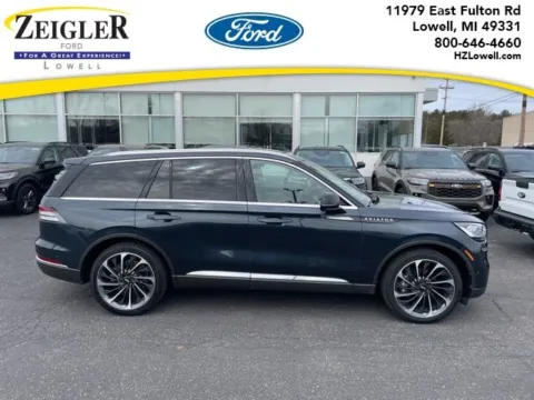Blue 2022 Lincoln Aviator Reserve for sale in Lowell, MI
