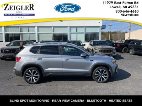 Silver 2024 Volkswagen Taos 1.5T SE for sale in Lowell, MI