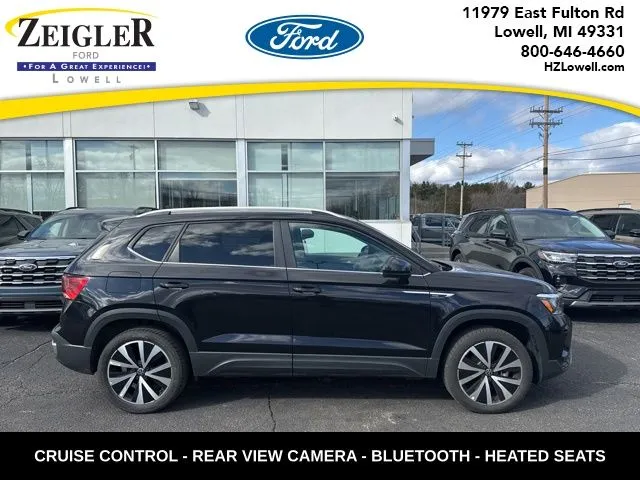 Black 2024 Volkswagen Taos 1.5T SE for sale in Lowell, MI