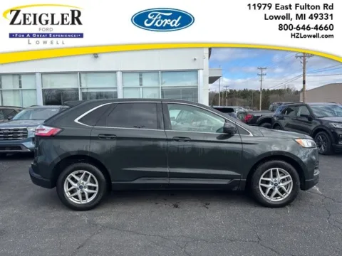 Green 2022 Ford Edge SEL for sale in Lowell, MI