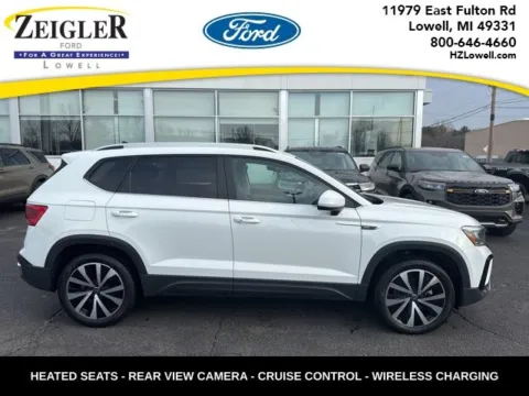 White 2023 Volkswagen Taos 1.5T SE for sale in Lowell, MI