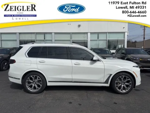White 2024 BMW X7 xDrive40i for sale in Lowell, MI