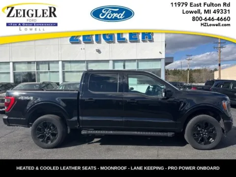 Black 2023 Ford F-150 Lariat for sale in Lowell, MI