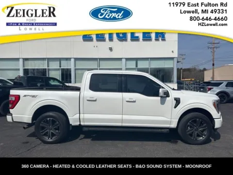 White 2023 Ford F-150 Lariat for sale in Lowell, MI