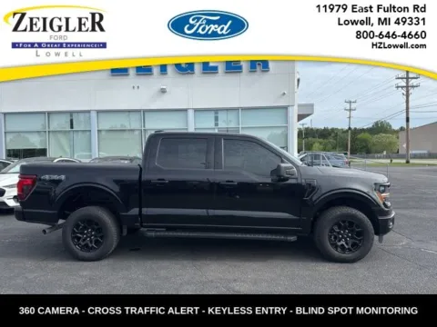 Black 2024 Ford F-150 XLT for sale in Lowell, MI