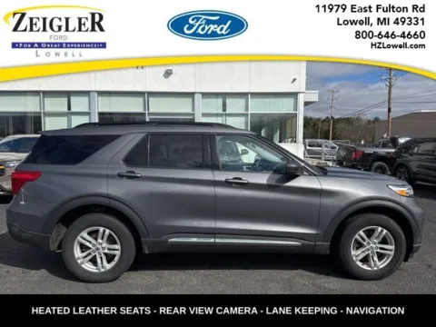 Gray 2023 Ford Explorer XLT for sale in Lowell, MI