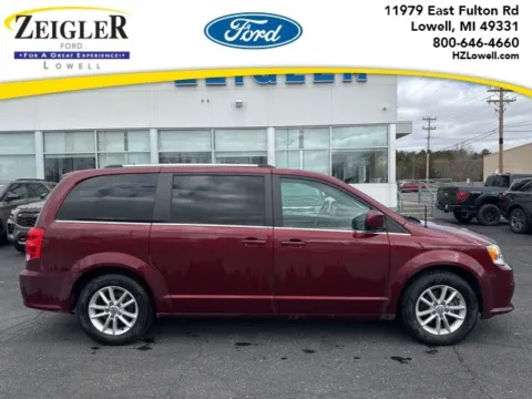 Red 2019 Dodge Grand Caravan SXT for sale in Lowell, MI