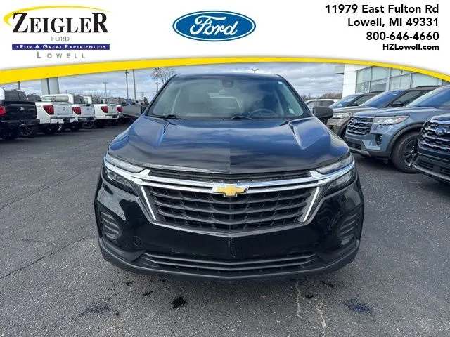 Black 2023 Chevrolet Equinox LS for sale in Lowell, MI