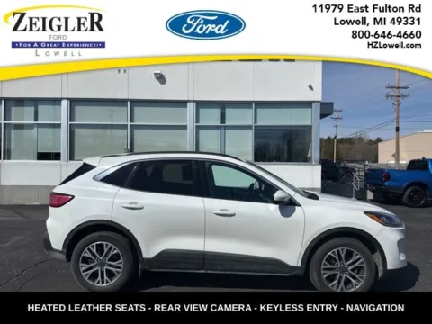White 2021 Ford Escape SEL for sale in Lowell, MI
