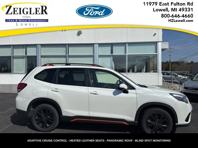 White 2024 Subaru Forester Sport for sale in Lowell, MI