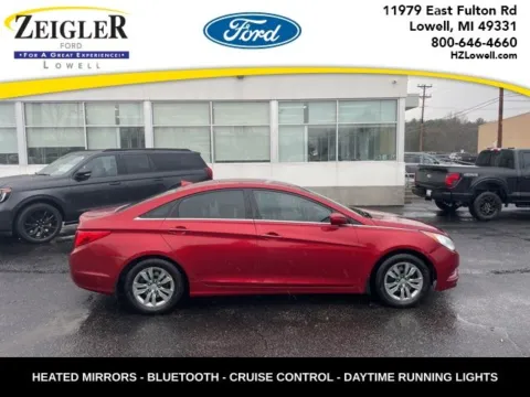 Red 2013 Hyundai Sonata GLS for sale in Lowell, MI
