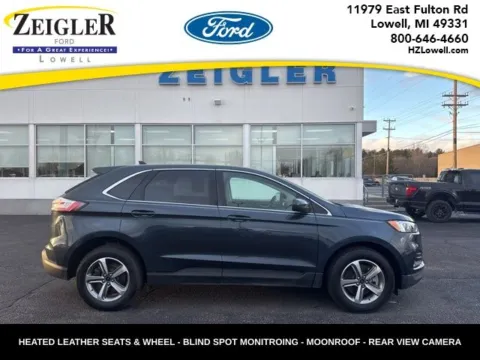 Blue 2024 Ford Edge SEL for sale in Lowell, MI