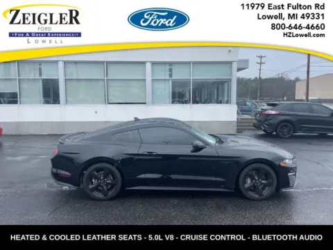 Black 2021 Ford Mustang GT Premium for sale in Lowell, MI