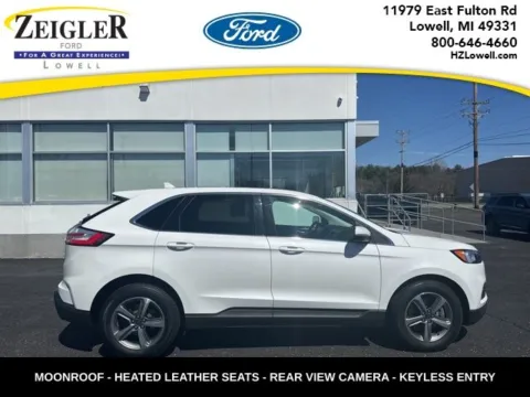 White 2020 Ford Edge SEL for sale in Lowell, MI