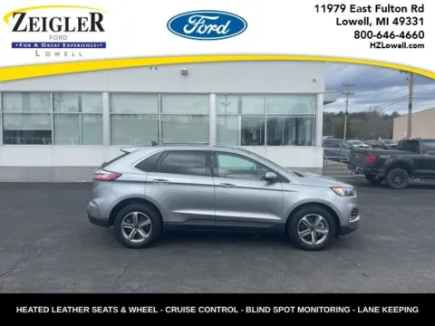 Silver 2024 Ford Edge SEL for sale in Lowell, MI