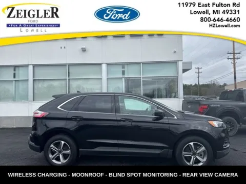 Black 2024 Ford Edge SEL for sale in Lowell, MI