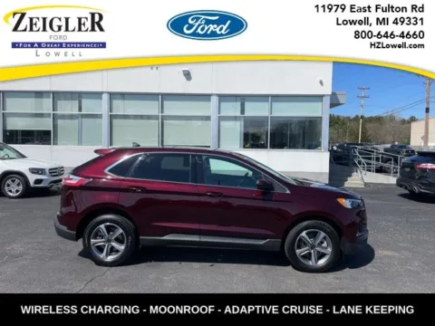 Red 2024 Ford Edge SEL for sale in Lowell, MI