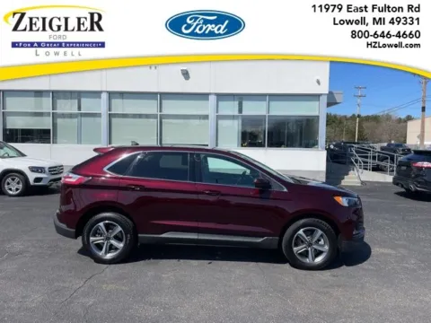 Red 2024 Ford Edge SEL for sale in Lowell, MI