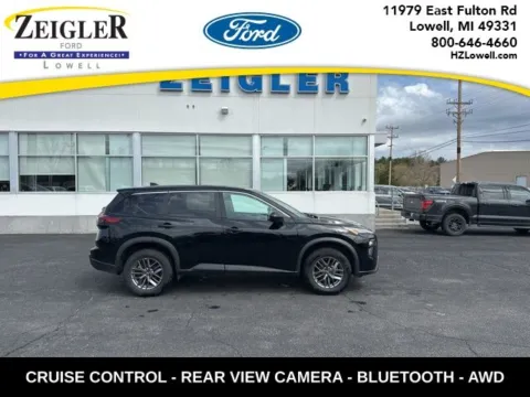 Black 2024 Nissan Rogue S for sale in Lowell, MI