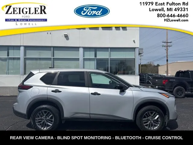 Silver 2024 Nissan Rogue S for sale in Lowell, MI