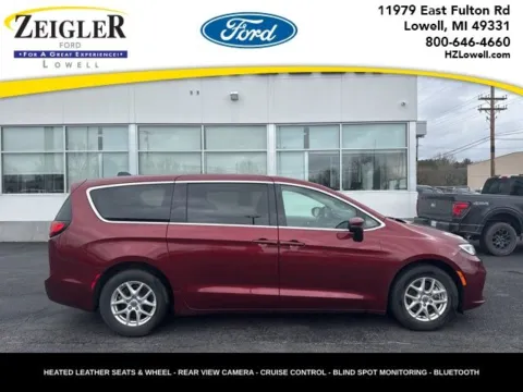 Red 2023 Chrysler Pacifica Touring L for sale in Lowell, MI