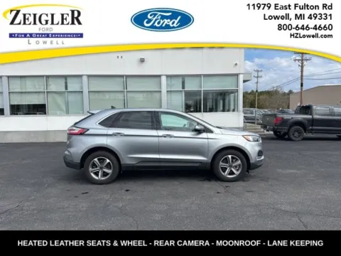 Silver 2024 Ford Edge SEL for sale in Lowell, MI