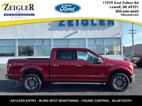 Red 2015 Ford F-150 XLT for sale in Lowell, MI