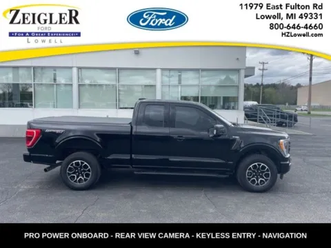 Black 2021 Ford F-150 XLT for sale in Lowell, MI