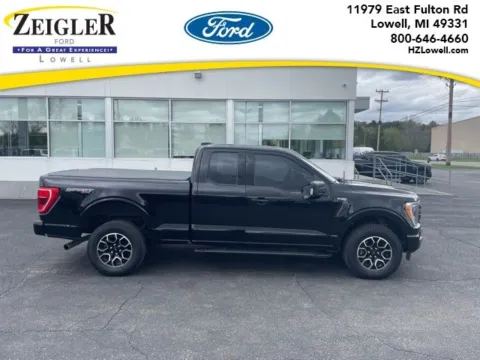 Black 2021 Ford F-150 XLT for sale in Lowell, MI