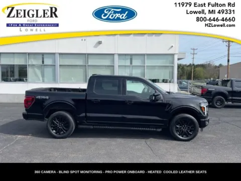 Black 2025 Ford F-150 Lariat for sale in Lowell, MI