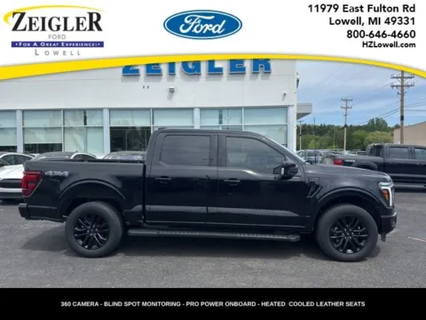 Black 2025 Ford F-150 Lariat for sale in Lowell, MI