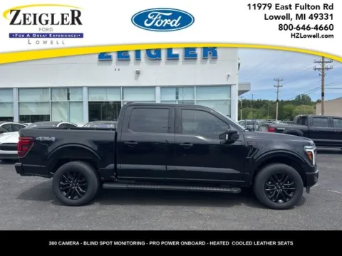 Black 2025 Ford F-150 Lariat for sale in Lowell, MI